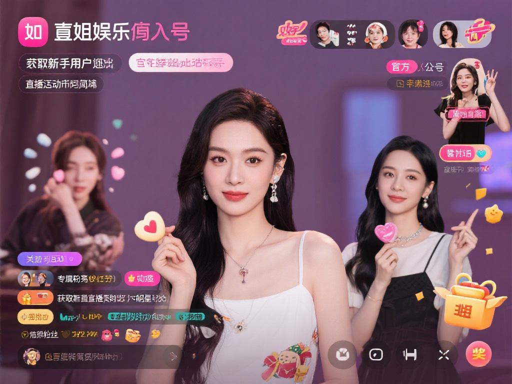 壹姐娱乐真人号带你体验明星直播互动 (壹姐娱乐真人号带你零距离体验明星直播互动盛宴) 对于新手用户来说,加入壹姐娱乐真人号的直播互动并不