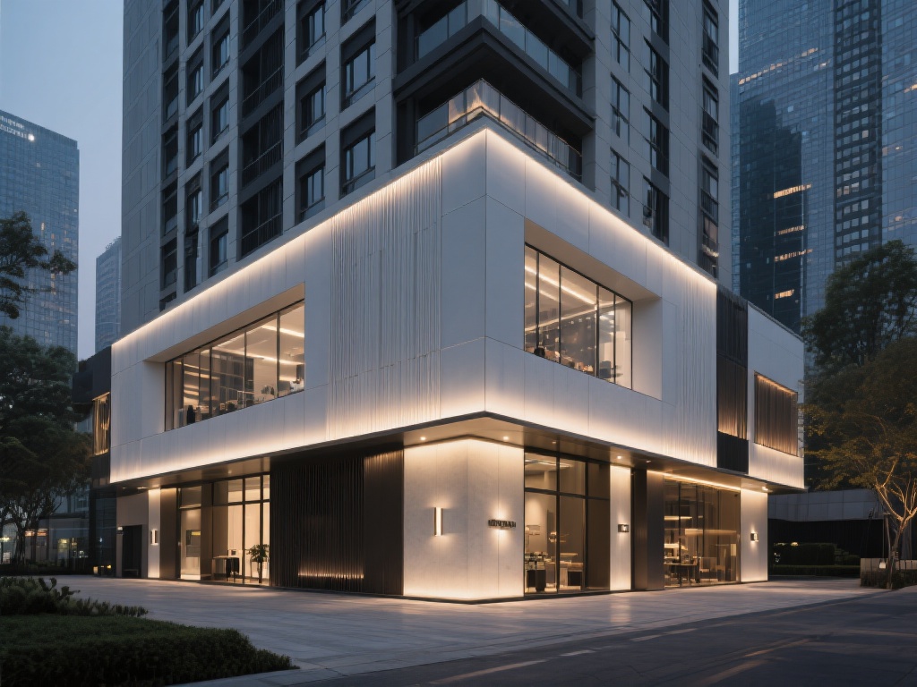 这种设计风格不仅是为了美观，更是为了契合现代都市人